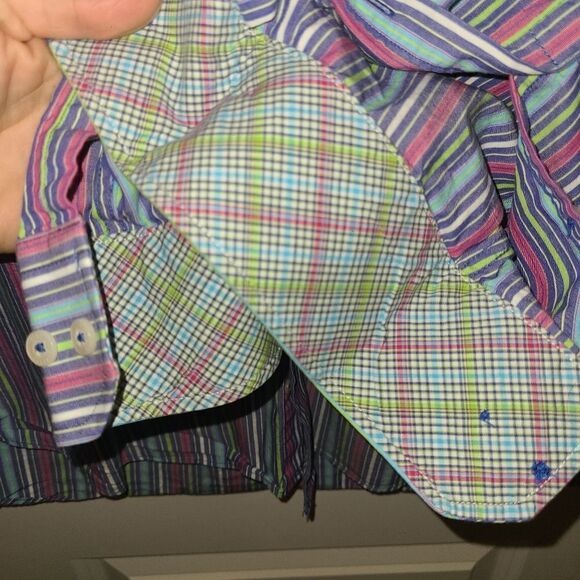 Alan Flusser Men's Button Down Dress Shirt - Picture 5 of 7